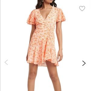 Ever New Joanna Floral-Print Ruched Fit & Flare Dress
